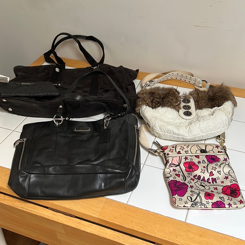 5 Coach bag collection - one low price!